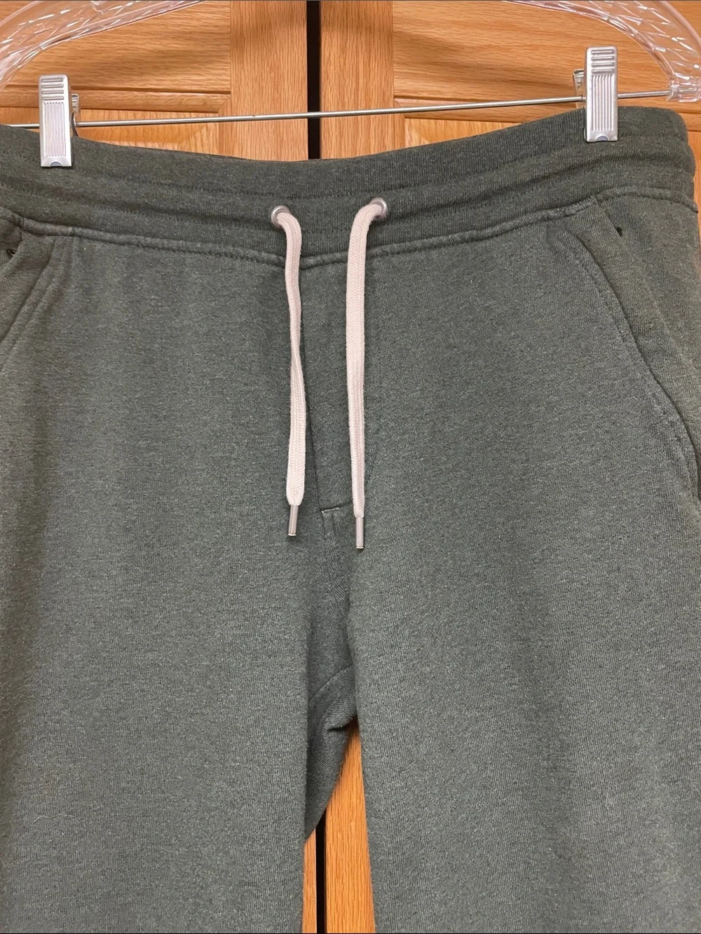 J. Crew Men's Forest Green Fleece-Lined Joggers